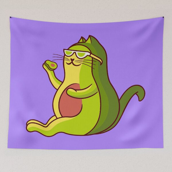 Item preview, Cool Avocado Cat designed and sold by Timegraf.