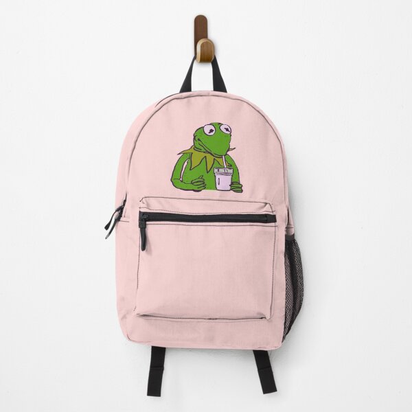 Item preview, I draw that picture of kermit the frog drinking his glass of milk with a straw. The muppets series. designed and sold by RansRoom.