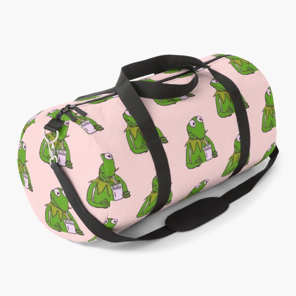 Item preview, I draw that picture of kermit the frog drinking his glass of milk with a straw. The muppets series. designed and sold by RansRoom.