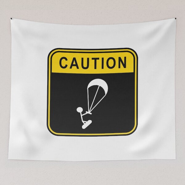 Item preview, kite surf caution designed and sold by Original1977.