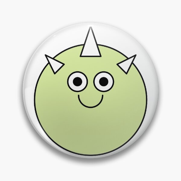 Artikelvorschau, Glückliches lächelndes grünes niedliches Monster Emoji entworfen und verkauft von PosterpartyCo.