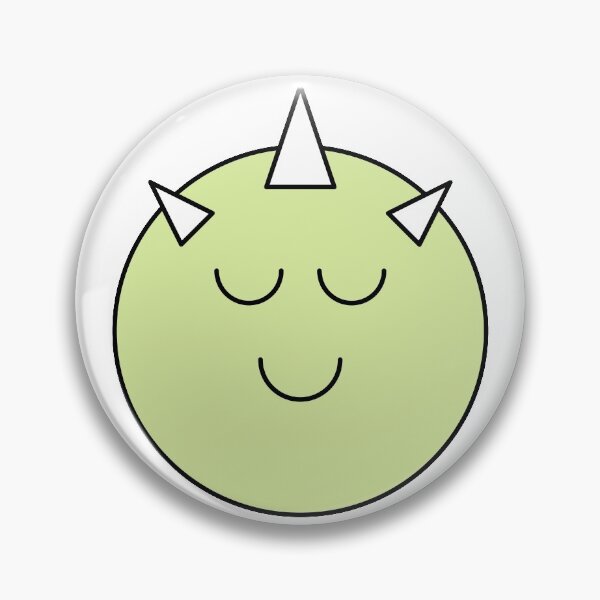 Item preview, Self-satisfied Green Cute Monster Emoji designed and sold by PosterpartyCo.