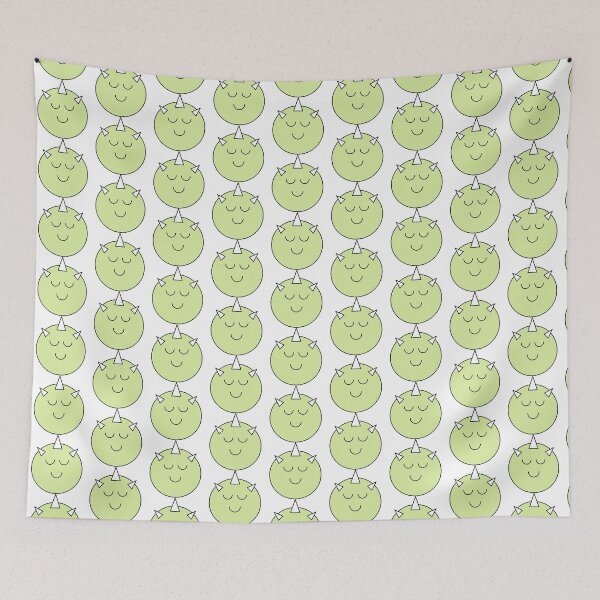 Item preview, Self-satisfied Green Cute Monster Emoji designed and sold by PosterpartyCo.