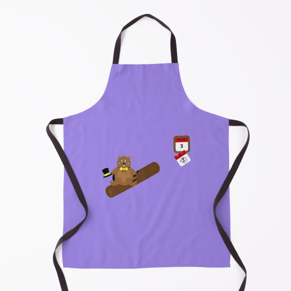 Item preview, Groundhog Day design with a funny groundhog sitting on a log designed and sold by Martapp.