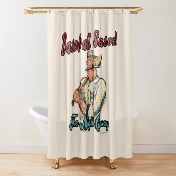 Baseball Season! The Mighty Casey Shower Curtain