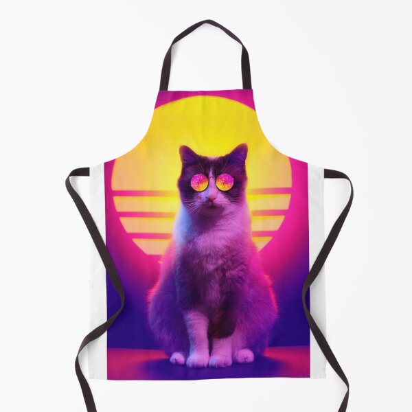 Item preview, Sunset Sunglasses Fluor Cat designed and sold by 2MdesignStore.
