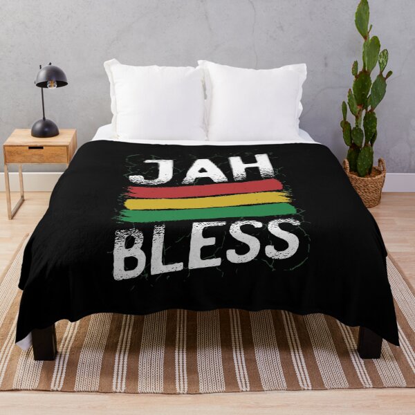 Item preview, Jamaican Flag Shirt Jah Bless Rastafarian Rasta designed and sold by DamnCoolStuff.