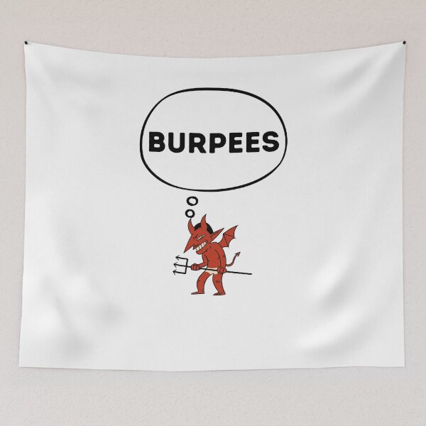 Item preview, Burpees are made by the devil designed and sold by luisraultg.