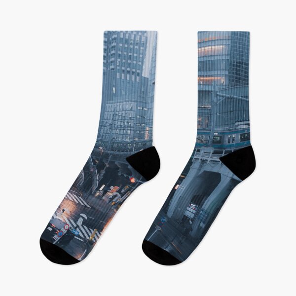 Item preview, Neo Tokyo - Train Station designed and sold by TokyoLuv.