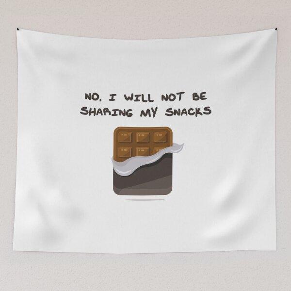 Item preview, Won't be Sharing Snacks designed and sold by TyrannicalTees.