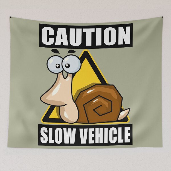 Item preview, Caution - Slow Vehicle designed and sold by Mike-vom-Mars.