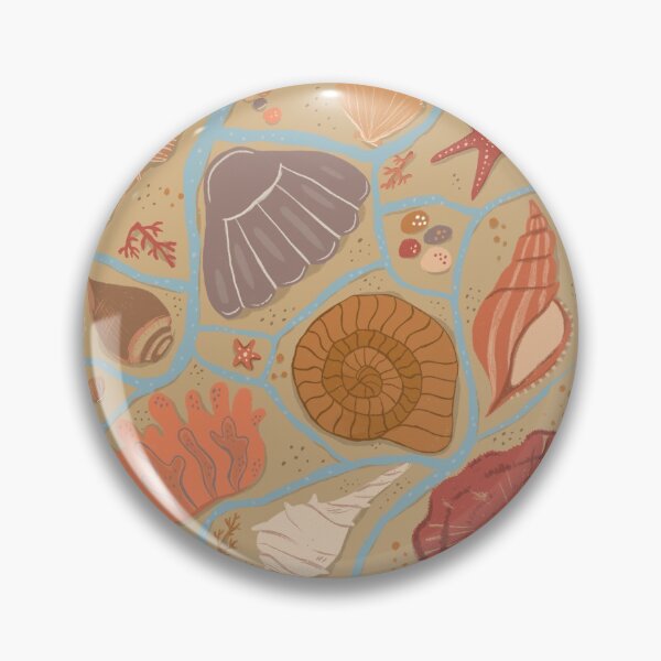 Item preview, Different seashells on the sand on the beach. designed and sold by SolArt88.