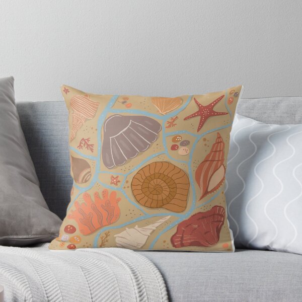 Item preview, Different seashells on the sand on the beach. designed and sold by SolArt88.