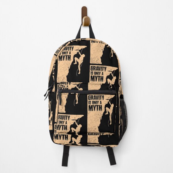 Item preview, Gravity is a myth - rock climbers designed and sold by Mila1946.