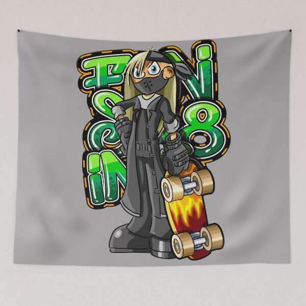 Item preview, Graffiti skater designed and sold by Mike-vom-Mars.
