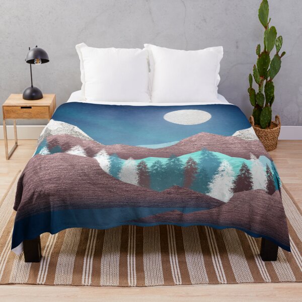 Item preview, Full Moon over Mountainous Coastal Landscape designed and sold by JackMoreh.