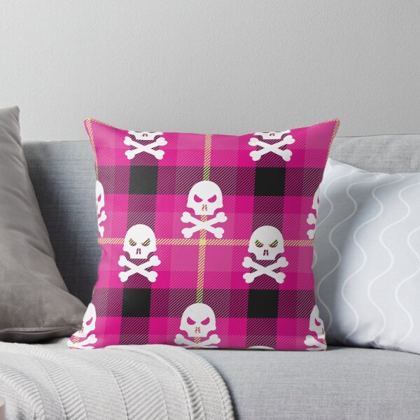Item preview, Neon Plaid Skull designed and sold by bearapaw.