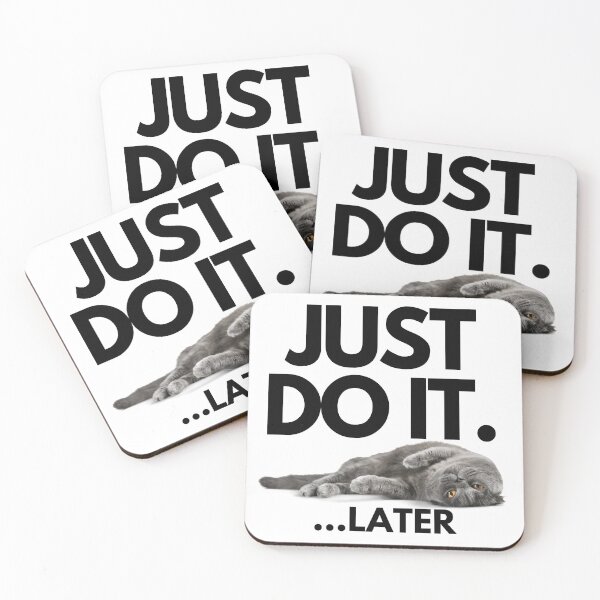 Item preview, Just do it later Cat designed and sold by 2MdesignStore.