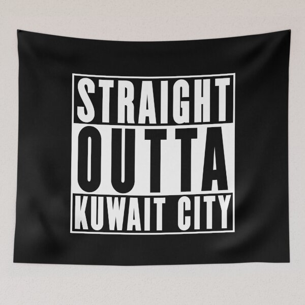 Item preview, Straight Outta Kuwait City designed and sold by RandomStuffShop.