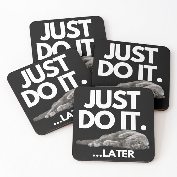 Item preview, Just do it later Cat designed and sold by 2MdesignStore.