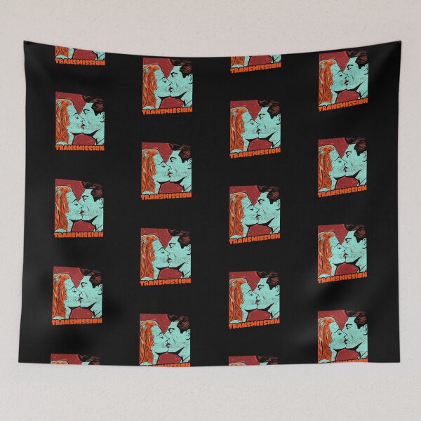 Item preview, man and woman kissing, french kiss, funny cartoon romance designed and sold by SuperiorPrints.