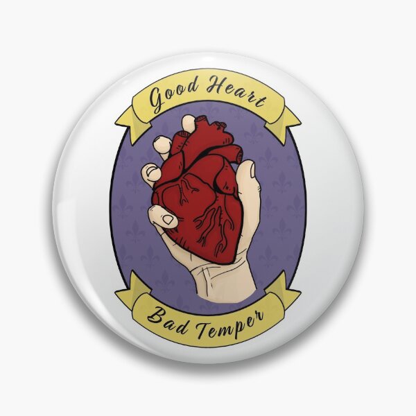 Item preview, Good Heart Bad Temper designed and sold by HonoraryLioness.