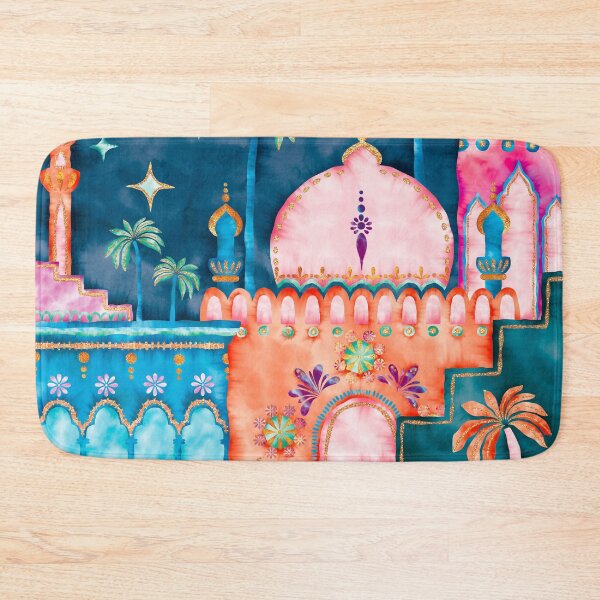 Item preview, Watercolor moroccan city, morocco landscape, morocco city, morocco travel, morocco architecture, marrakech, marrakesh, oriental designed and sold by Anaïs Illustration.