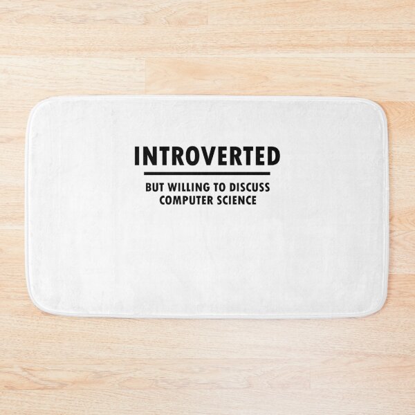 Item preview, Introvert computer scientist programmer gift designed and sold by LeMuesch.