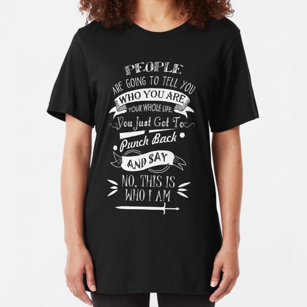 Emma Best Quote. Slim Fit T-Shirt