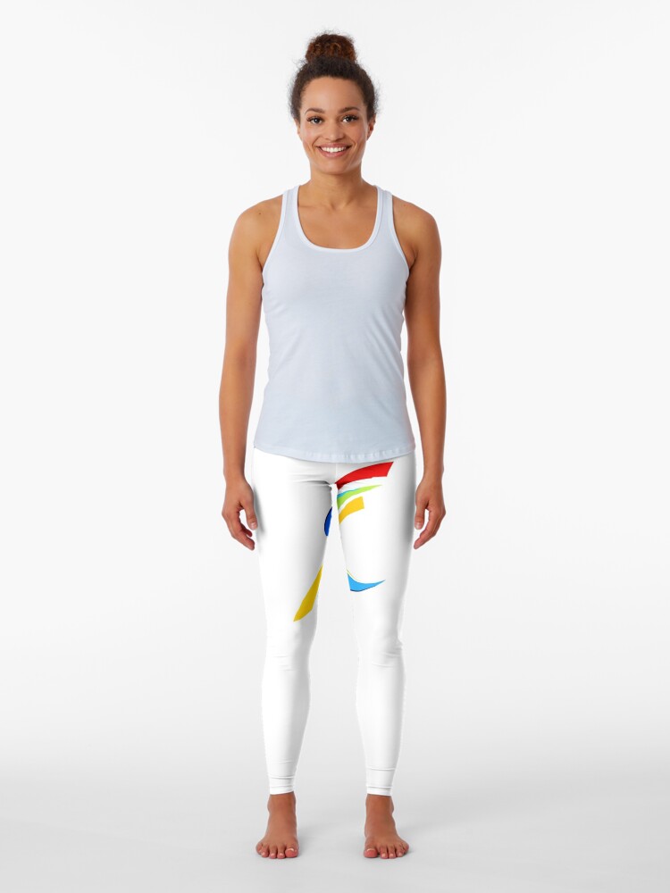 Sport Logo Design Leggings By Lovingangela Redbubble