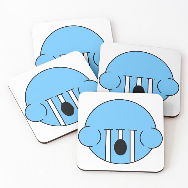 Item preview, Crying Blue Cute Monster Emoji designed and sold by PosterpartyCo.