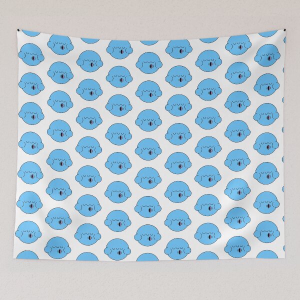 Item preview, Singing Blue Cute Monster Emoji designed and sold by PosterpartyCo.