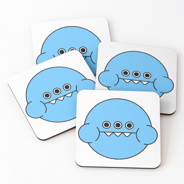 Item preview, Chomping Blue Cute Monster Emoji designed and sold by PosterpartyCo.