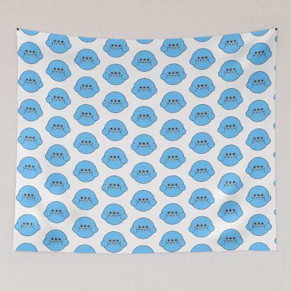 Item preview, Chomping Blue Cute Monster Emoji designed and sold by PosterpartyCo.