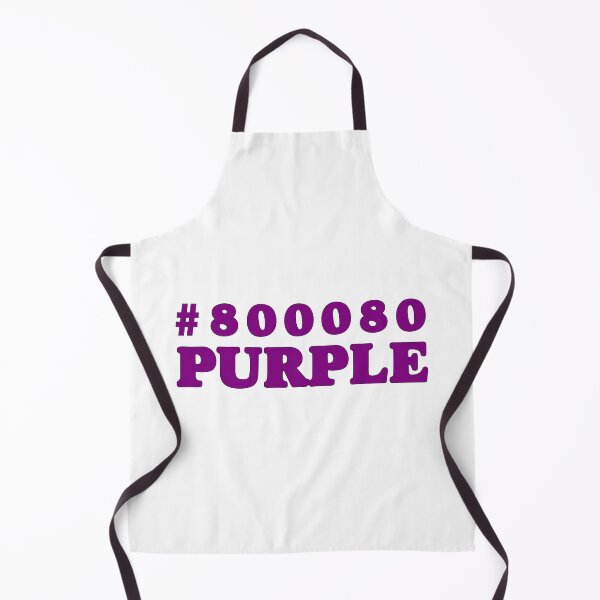 Item preview, Purple Hex Code Color #800080 designed and sold by MinimalSketches.