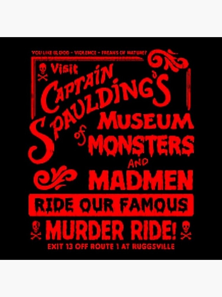 Disover Captain Spaulding devil's rejects Rob zombie horror Premium Matte Vertical Poster