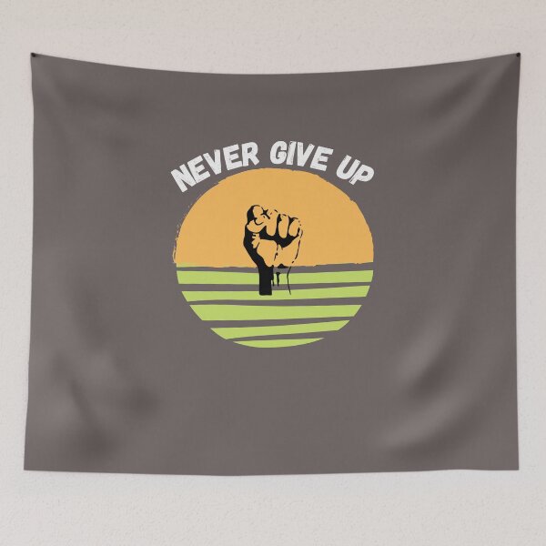 Item preview, Motivational Quote on Not Giving Up designed and sold by Lorify.