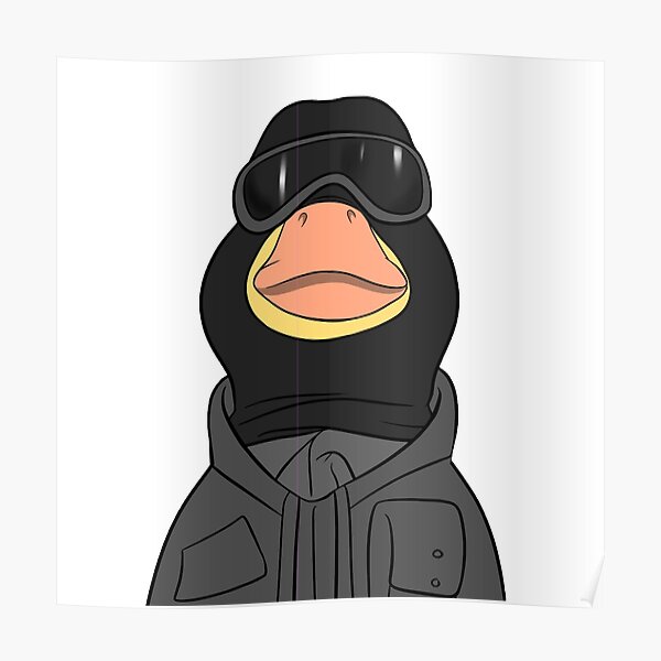 Tactical Duck Poster For Sale By Parkhyuck Redbubble