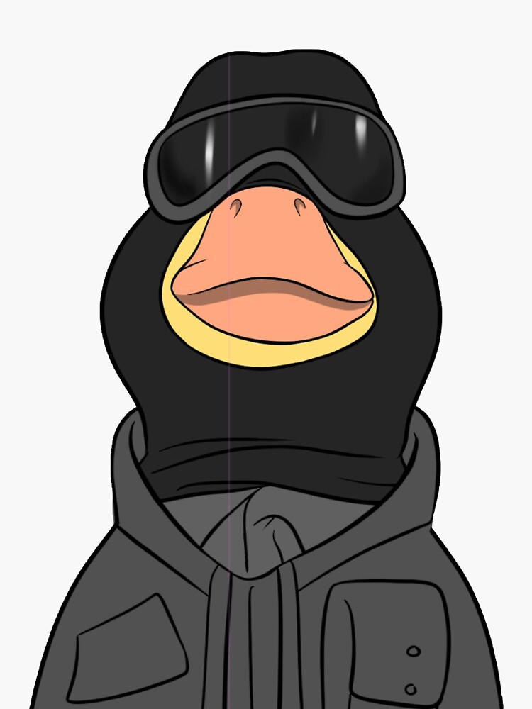 Tactical Duck Sticker For Sale By Parkhyuck Redbubble