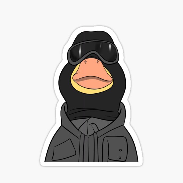 Tactical Duck Sticker For Sale By Parkhyuck Redbubble