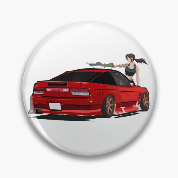 Item preview, Nissan Silvia 180SX w/ Revy Black Lagoon Anime Guns designed and sold by JDMimportsCT.
