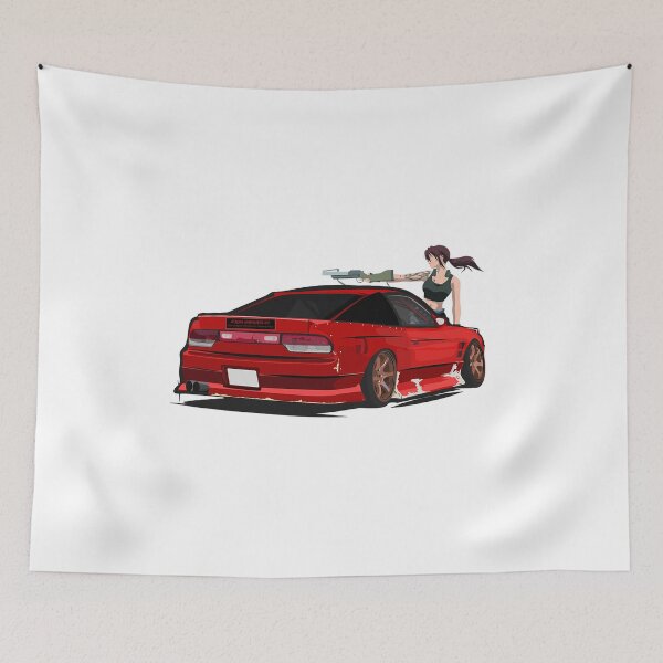 Item preview, Nissan Silvia 180SX w/ Revy Black Lagoon Anime Guns designed and sold by JDMimportsCT.