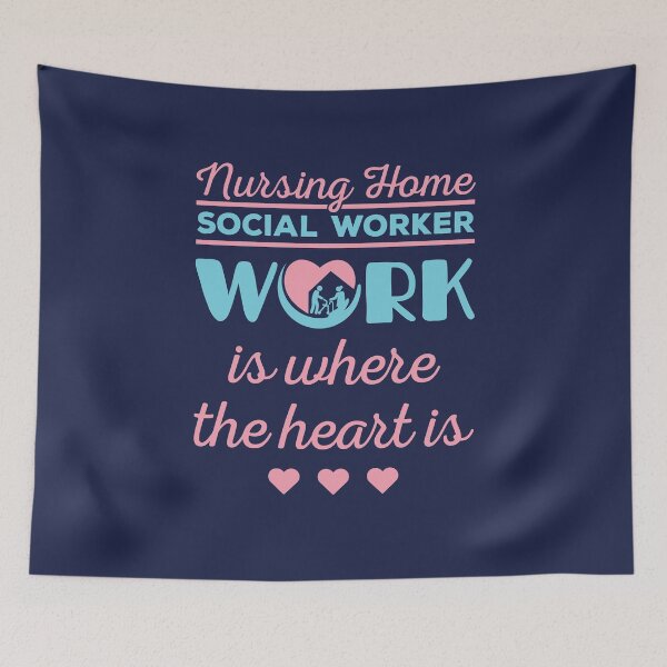 Item preview, Nursing Home Social Worker Work Is Where the Heart Is designed and sold by jaygo.