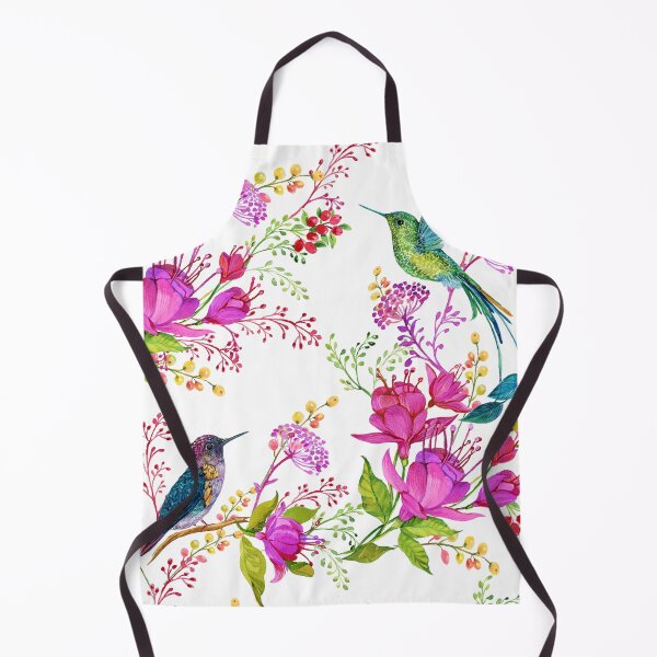 Item preview, Hummingbird Floral Pattern 01 designed and sold by AlokeDesigns.
