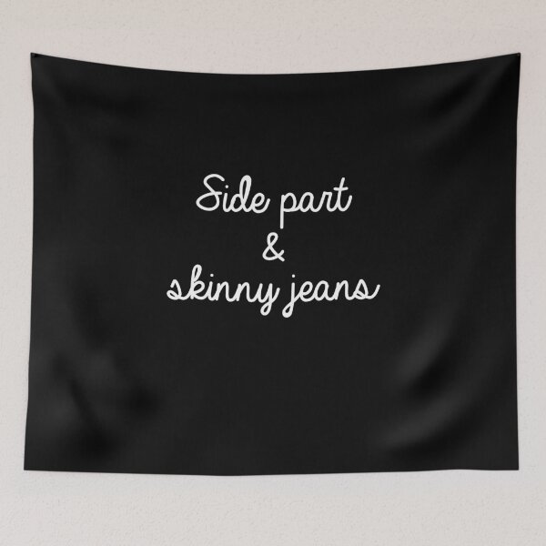 Item preview, Side Part And Skinny Jeans Elder Millennial Hair Wardrobe designed and sold by TheMattDesigns.