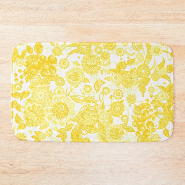 Item preview, DIGITAL TRENDS VINTAGE FLORAL GARDEN PATTERN -SUNNY YELLOW designed and sold by THE AMERICAN TEEVANGELIST.