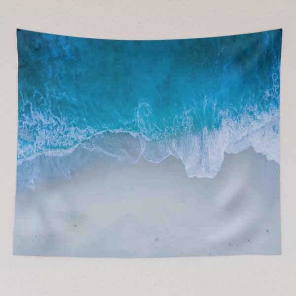 Item preview, Beach Waves Light Blue Sand designed and sold by BEyourself be.