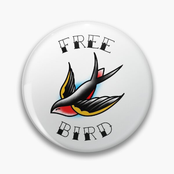 Item preview, Free Bird American Traditional Tattoo Swallow  designed and sold by FrenchsTuck.