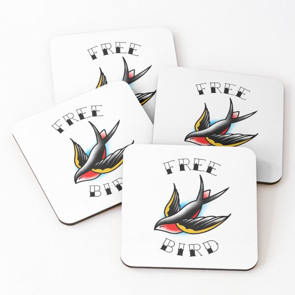 Item preview, Free Bird American Traditional Tattoo Swallow  designed and sold by FrenchsTuck.