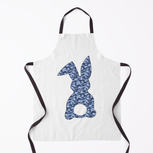 Item preview, Easter Bunny Behind with Big Round Tail | Blue Camo Bun designed and sold by Rabbitti.